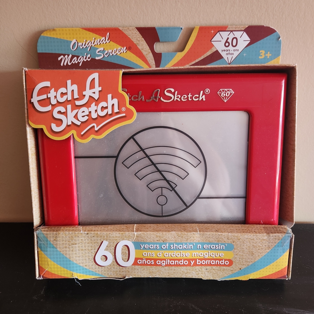 Etch A Sketch Red Drawing Toy